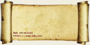 Alimpije Jovanović vizit kartica